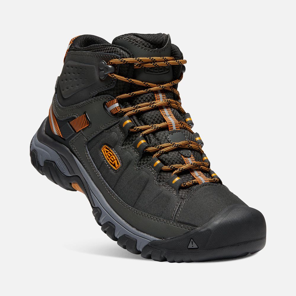 Cizme Keen Romania Barbati Negrii/Aurii Targhee Exp Waterproof Mid 5423-RSFCT